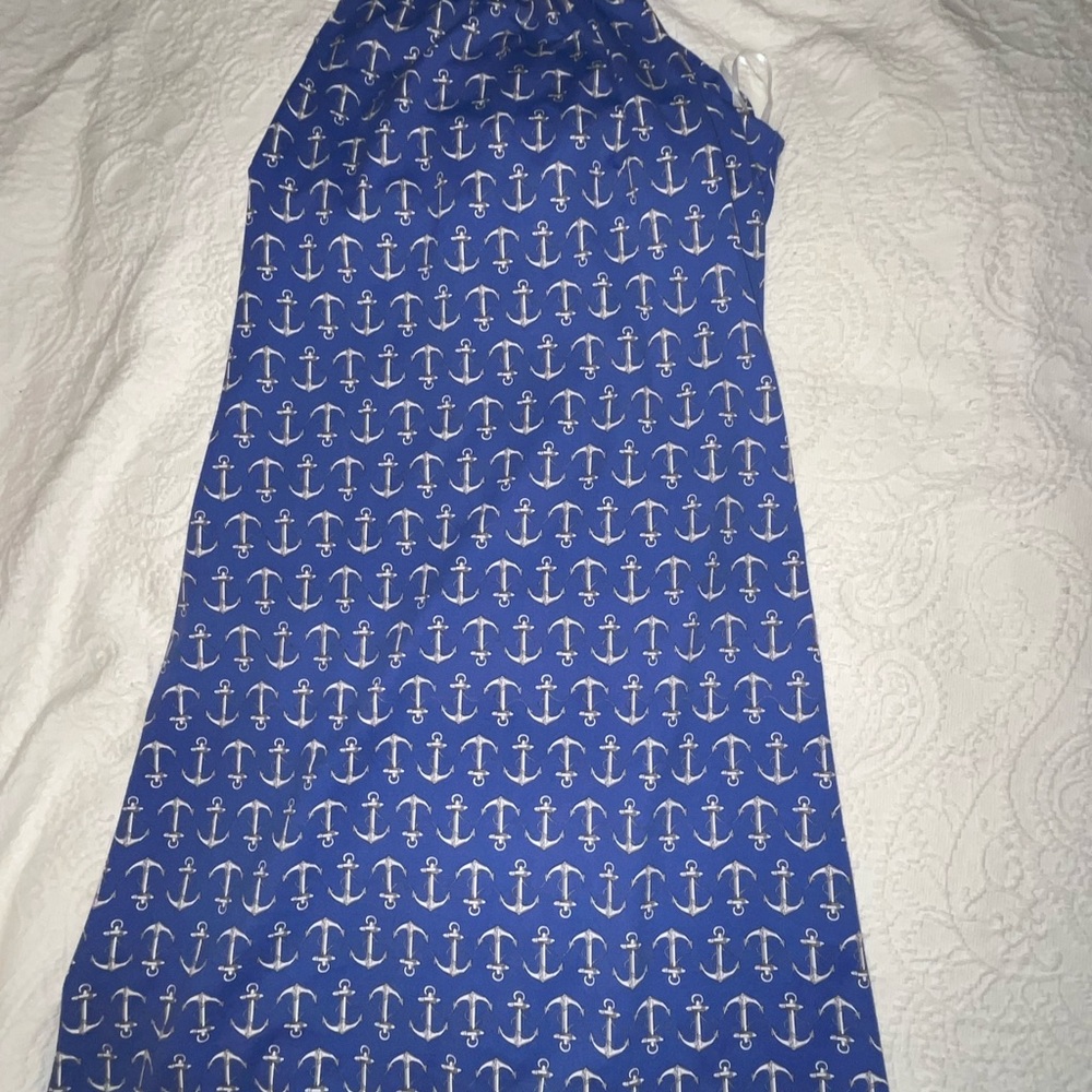 J.McLaughlin Nautical Blue Anchor Sundress